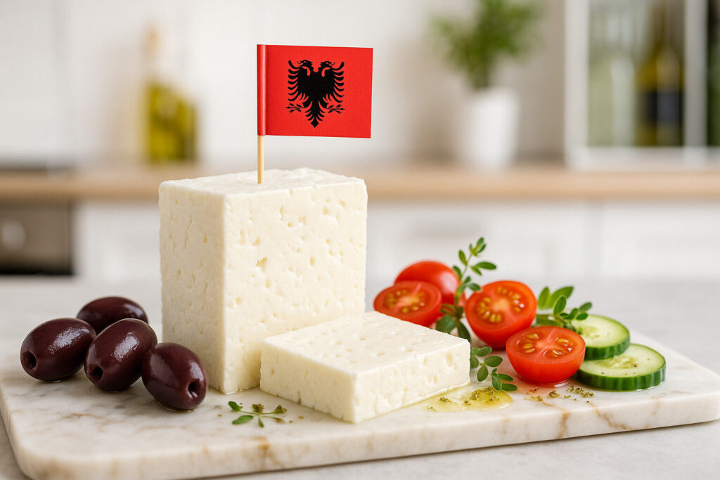 Albanian white cheese