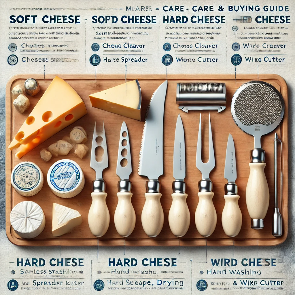 cheese-knife-set-uses-materials-care-buying-guide